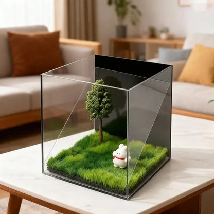 HOLOPET – Scatola dei Ricordi in Acrilico per Animali Domestici con Aspetto Olografico