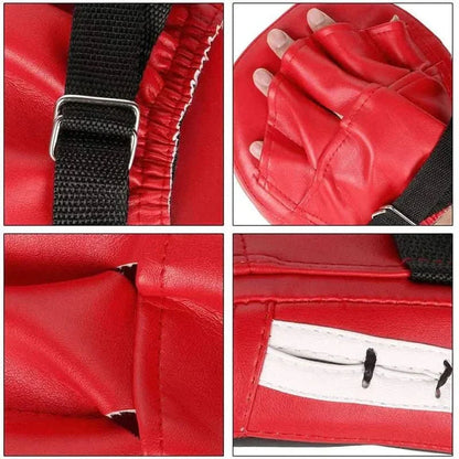 Strikeshield - Parata da boxe curva per l'allenamento delle arti marziali e degli esercizi di pugilato, con assorbimento degli urti