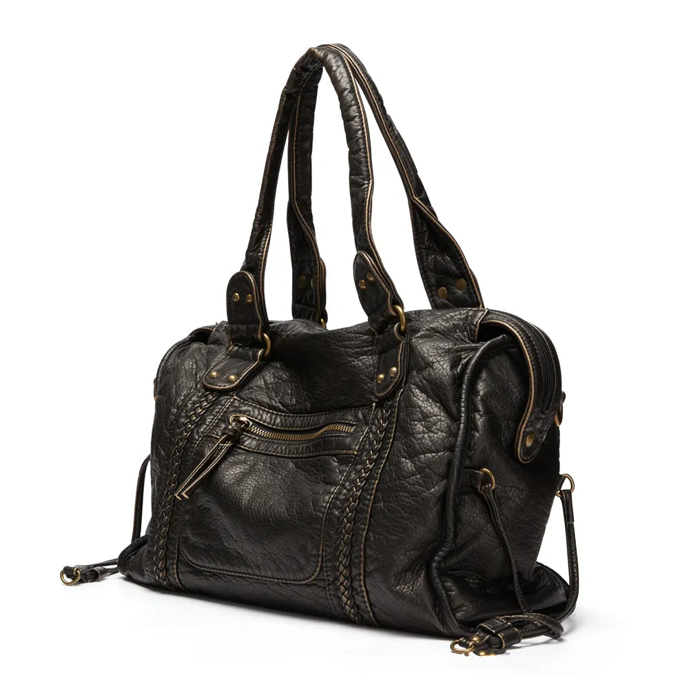 Borsa a Mano Nera per le Lezioni - RACHEL