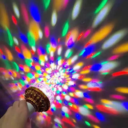 PARTYBEAM – Lampade LED da discoteca rotanti E27 con luce stroboscopica RGB