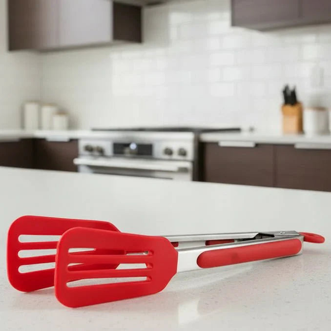 SILICLIP – Pinze da barbecue in silicone con manico anti-bruciatura