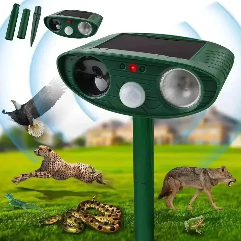 Repellente ultrasonico per animali - Protezione efficace contro gatti e cani