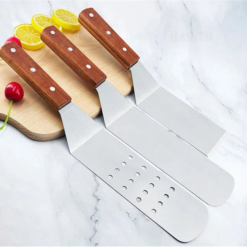 STEELFLIP – Spatola per griglia in acciaio inossidabile per BBQ e cucina