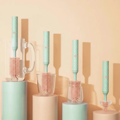 SmartBrush pulitore per bottiglie - pulizia automatica con setole in silicone per una vita quotidiana senza stress