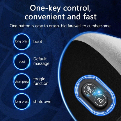 VIBRAREST – Cuscino di supporto cervicale e lombare elettrico per auto e ufficio