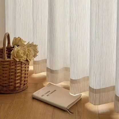 HAVENLUME - Tende leggere con effetto crinkle e occhielli, filtrano delicatamente la luce e sono eleganti per soggiorno e camere da letto