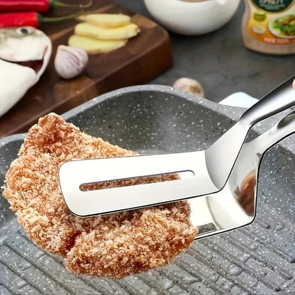 CLAMPSPAT – Spatola e pinze in acciaio inossidabile per barbecue e cucina