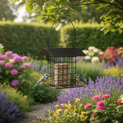 BIRDNESTER – Alimentatore per uccelli appeso con tetto resistente alle intemperie