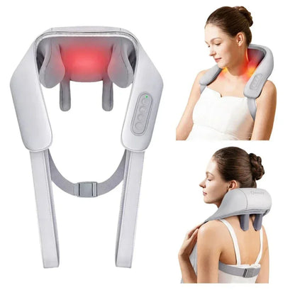 TRAPESHIELD – Massaggiatore elettrico shiatsu per collo e trapezio con pressione profonda
