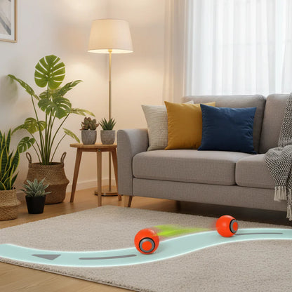 PLAYPAWS – Giocattolo rotolante interattivo USB con coda finta