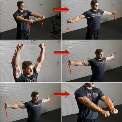 PowerBand - set di fasce elastiche per trazioni e allenamento di forza