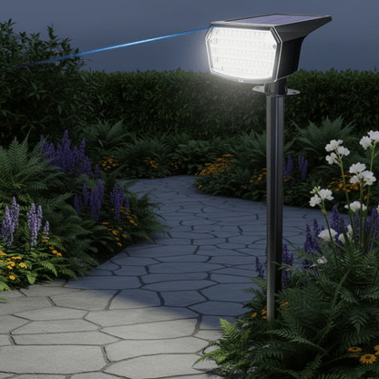 HELLWEG – Faro LED solare con batteria a lunga durata
