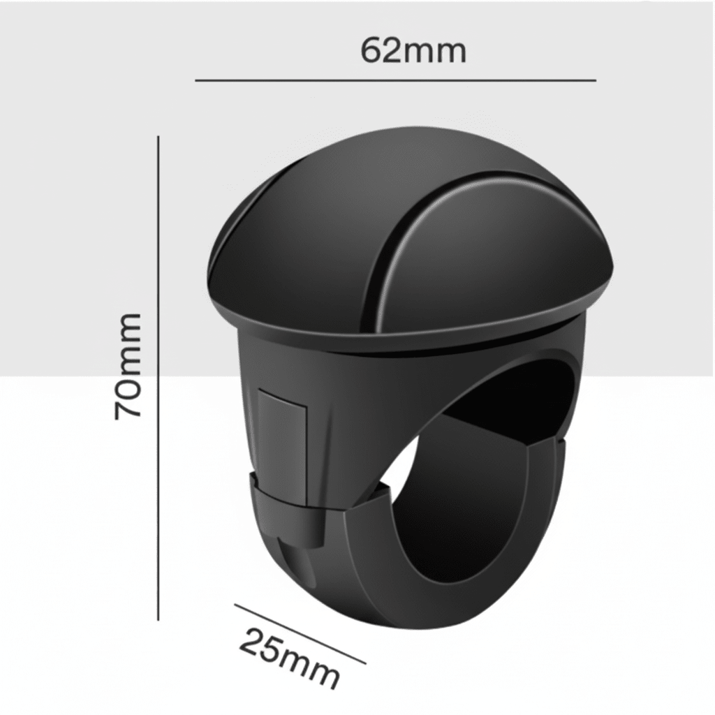 TURNFLOW – Pomello girevole ergonomico per volante per una guida fluida