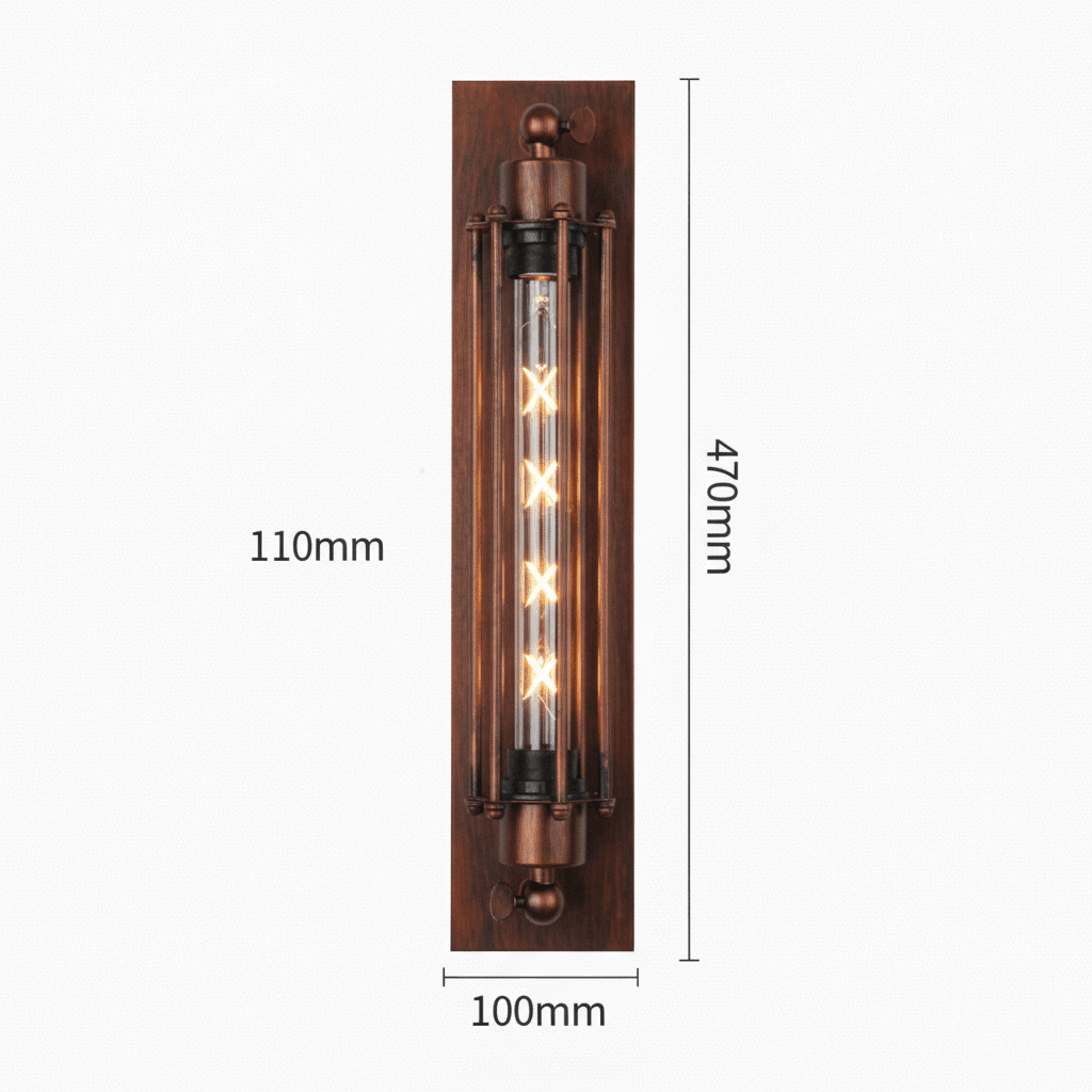 REGALIGHT – Lampada da parete LED classica in stile retrò per illuminazione atmosferica