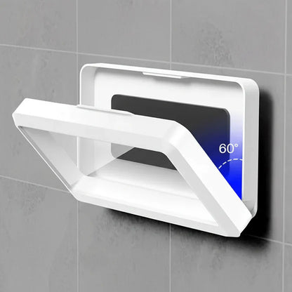 AQUAHOLD – Supporto impermeabile per smartphone girevole per bagno e cucina