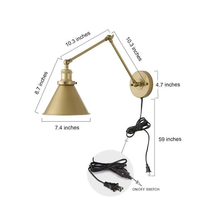 MODISHINE – Lampade da parete decorative con braccio regolabile