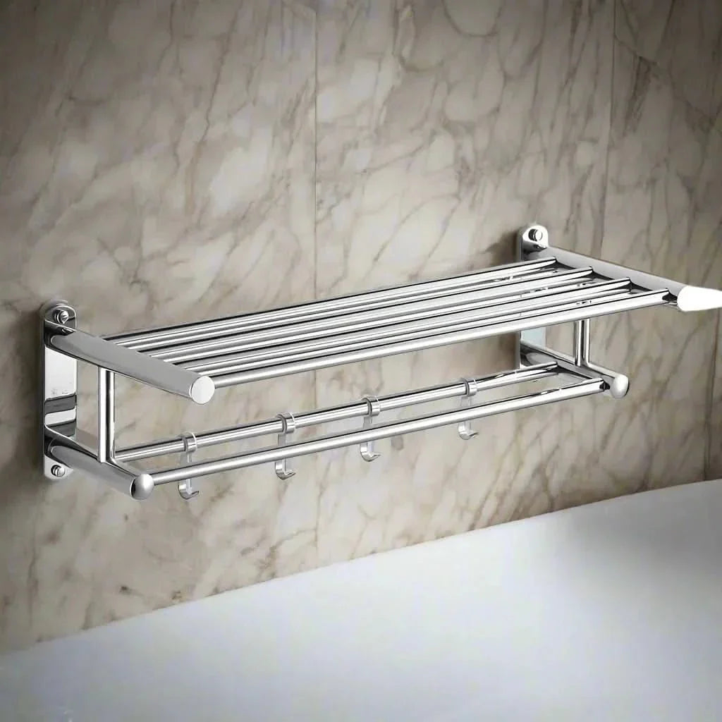 SteelRack portasalviette in acciaio inox – salvaspazio e con design elegante per ogni bagno