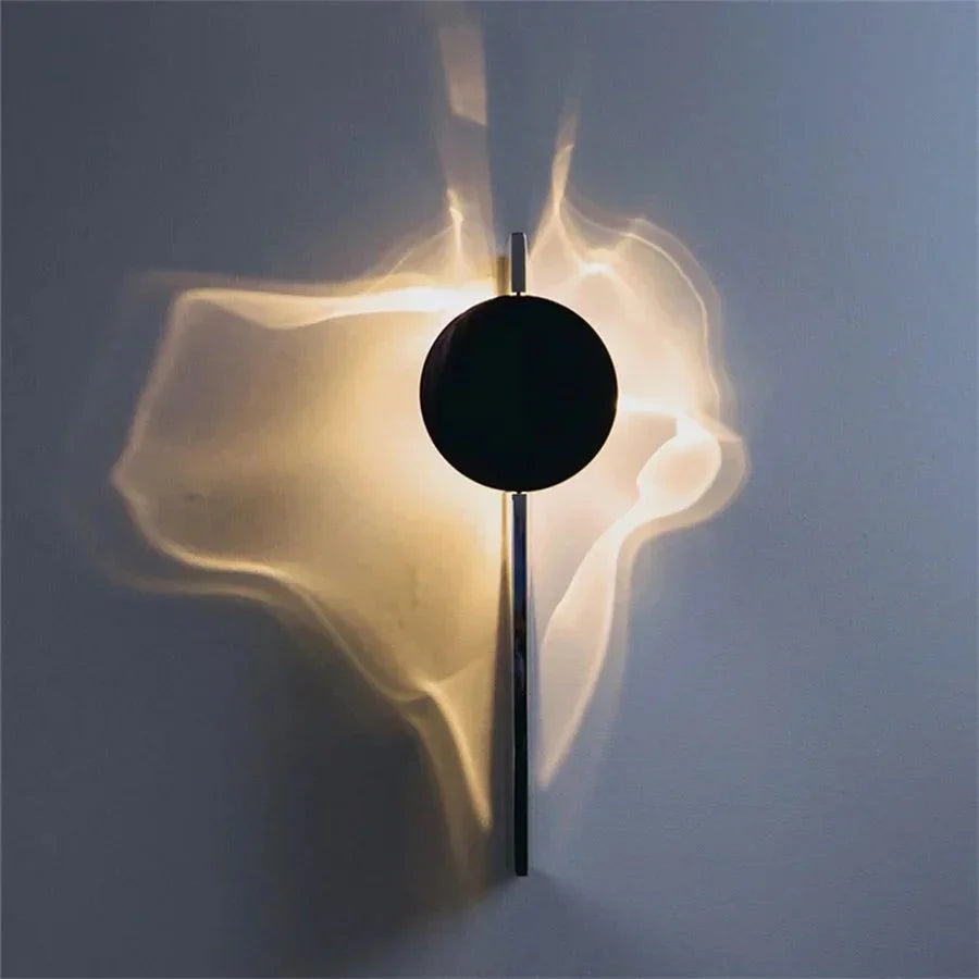 CORRULUX – Lampada da parete LED moderna in acciaio inossidabile, a coste, ruotabile, per la camera da letto
