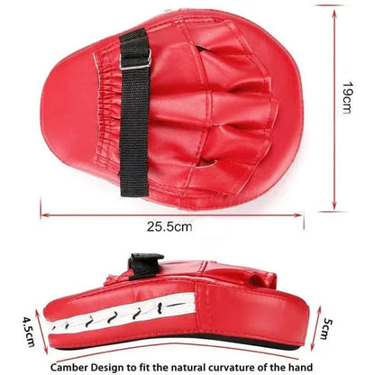 Strikeshield - Parata da boxe curva per l'allenamento delle arti marziali e degli esercizi di pugilato, con assorbimento degli urti