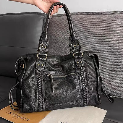 Borsa a Mano Nera per le Lezioni - RACHEL