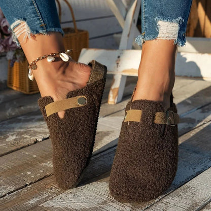 Contrortluxe - Scarpe di lusso in pelle di pecora con lana per il massimo comfort invernale