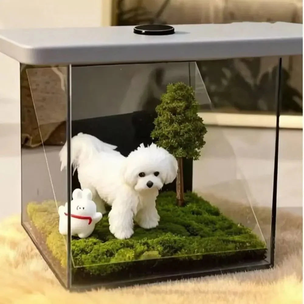 HOLOPET – Scatola dei Ricordi in Acrilico per Animali Domestici con Aspetto Olografico