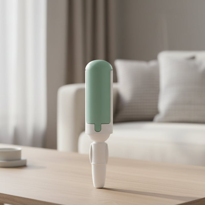 FLUSENROLLER PRO - Rullo rimuovi peli riutilizzabile per divano, vestiti e tappeto