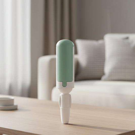 FLUSENROLLER PRO - Rullo rimuovi peli riutilizzabile per divano, vestiti e tappeto