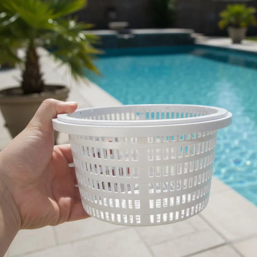 SKIMBASKET – Cestino dello skimmer per piscina con manico per piscine Hayward