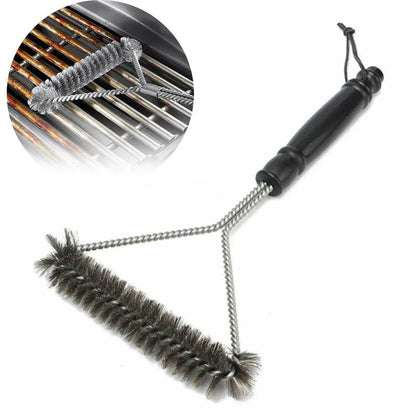 FLAMEBRUSH – Spazzola in acciaio inossidabile per la pulizia della griglia da barbecue