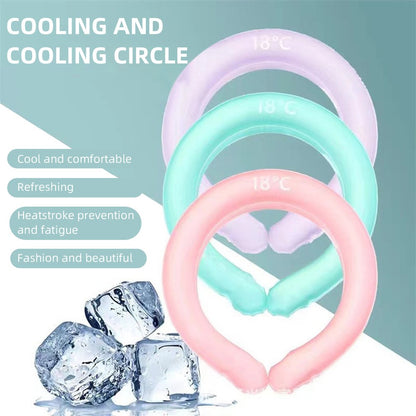 Anello rinfrescante per il collo estivo