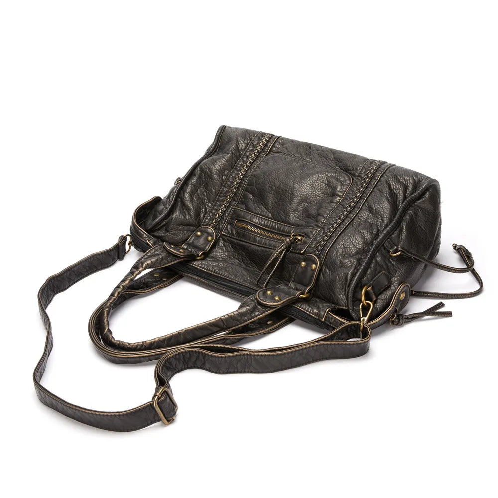 Borsa a Mano Nera per le Lezioni - RACHEL