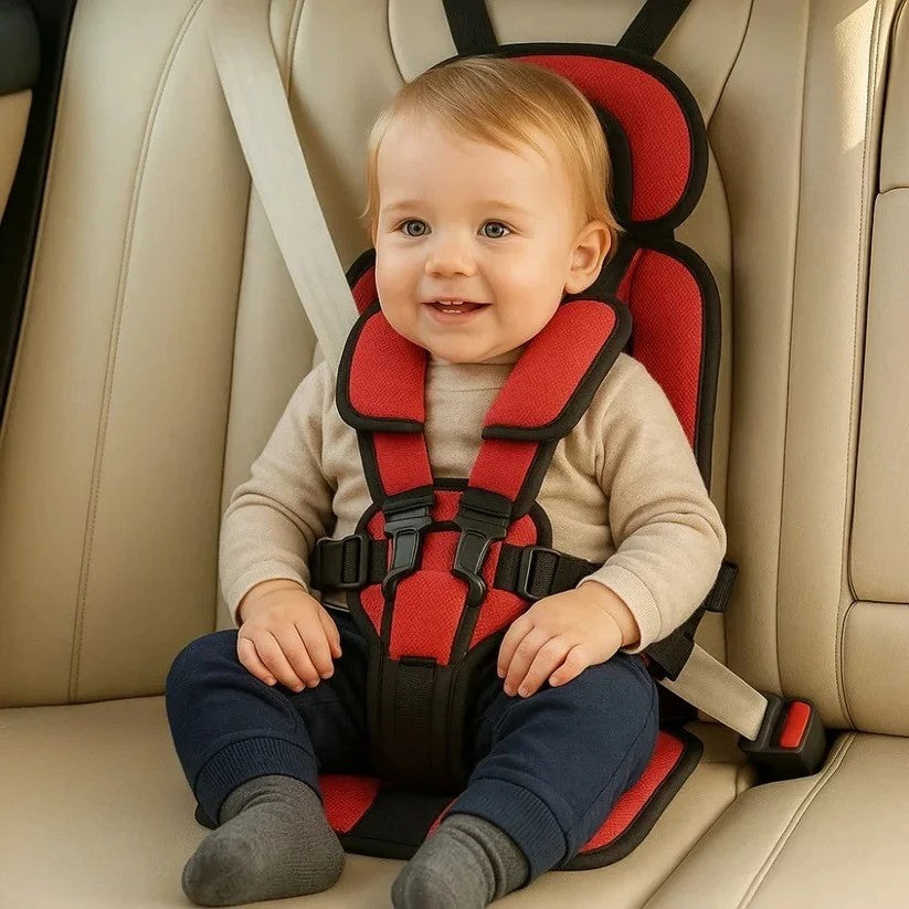 Seggiolino Da Viaggio Compatto | Leggero E Pieghevole Con Imbracatura Sicura | Comodo E Pronto Per Viaggi Con Bambini