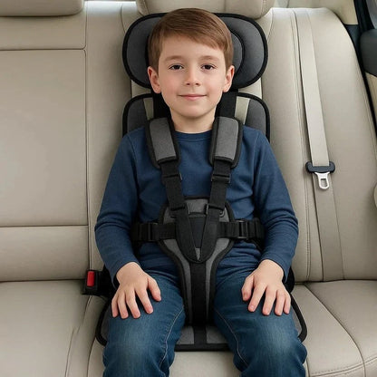 Seggiolino Da Viaggio Compatto | Leggero E Pieghevole Con Imbracatura Sicura | Comodo E Pronto Per Viaggi Con Bambini