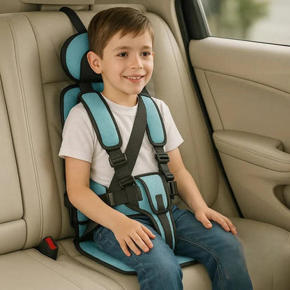 Seggiolino Da Viaggio Compatto | Leggero E Pieghevole Con Imbracatura Sicura | Comodo E Pronto Per Viaggi Con Bambini