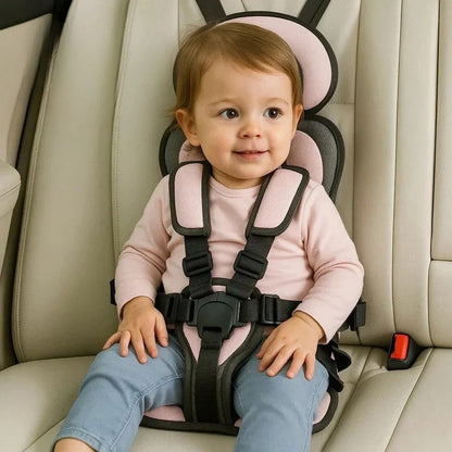 Seggiolino Da Viaggio Compatto | Leggero E Pieghevole Con Imbracatura Sicura | Comodo E Pronto Per Viaggi Con Bambini
