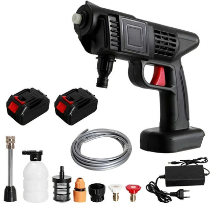 Pistola Idropulitrice a Batteria 48V con Accessori– Potenza Portatile per Auto, Giardino & Casa