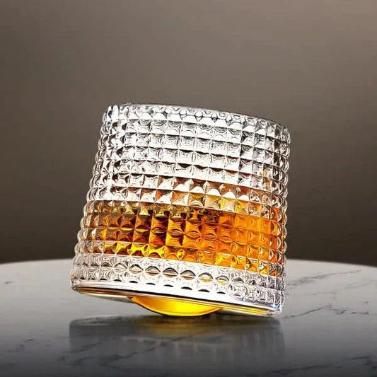 Set di bicchieri da whisky giapponesi Edo rotanti