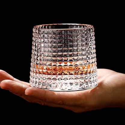 Set di bicchieri da whisky giapponesi Edo rotanti
