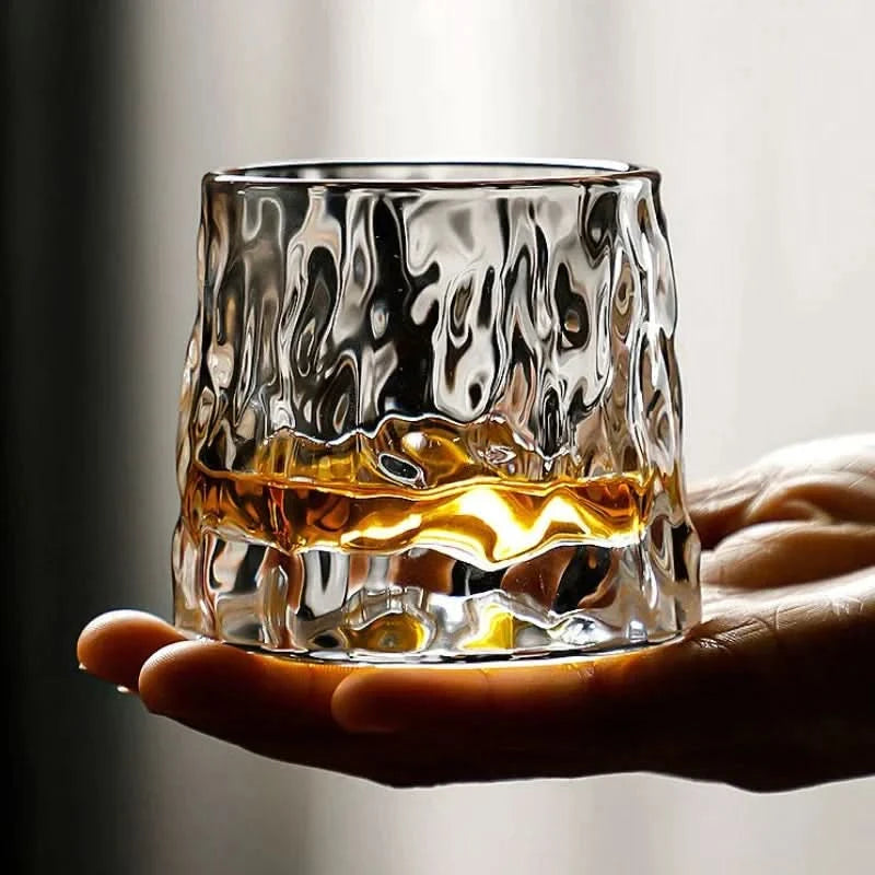 Set di bicchieri da whisky giapponesi Edo rotanti