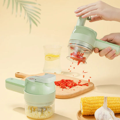CHOPLUX – Tritatutto elettrico 4-in-1 per verdure, carne e aglio