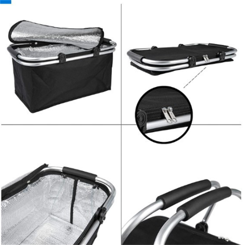 Frigorifero portatile pieghevole | Borsa termica per campeggio e viaggi