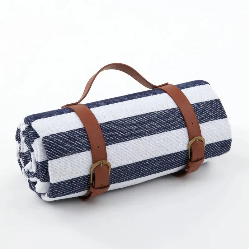 PICSTYLE – Coperta impermeabile da picnic a quadretti con tracolla pratica