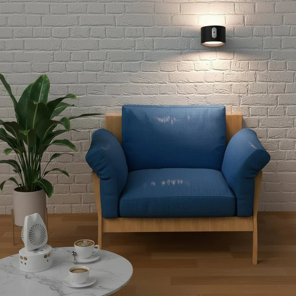 GLOWFREE – Lampada da parete LED senza fili con luce calda