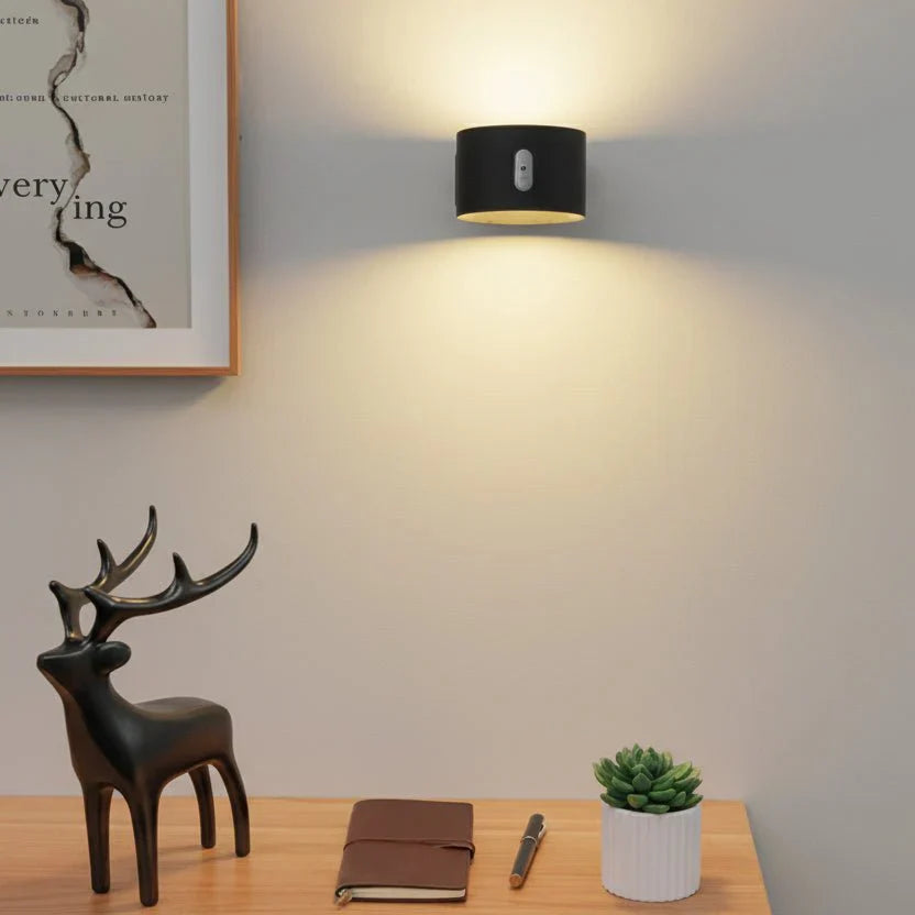 GLOWFREE – Lampada da parete LED senza fili con luce calda