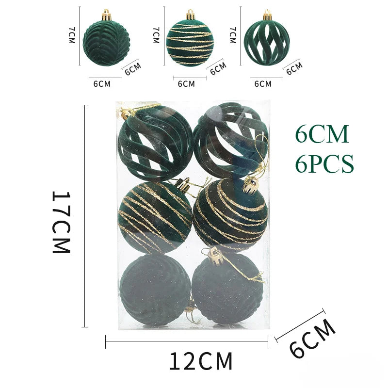 Palline di Natale Brillanti 12 pezzi – Design unico e tocco di lusso