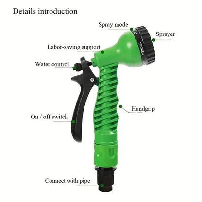 AquaFlex tubo espandibile ad alta pressione per giardino e lavaggio auto