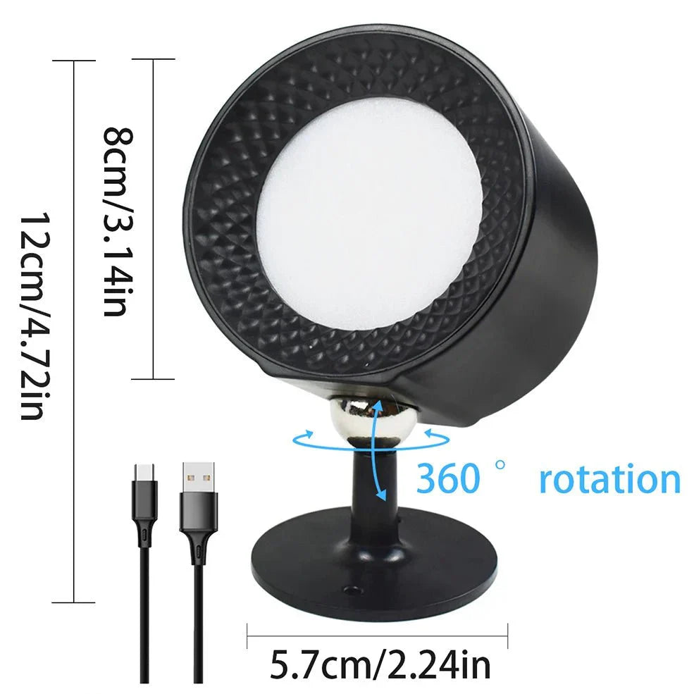 GLOWFREE – Lampada da parete LED senza fili con luce calda