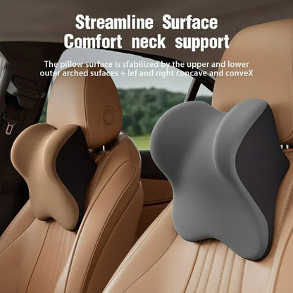 MEMORIDE – Cuscino cervicale e lombare in memory foam per auto, per il massimo comfort