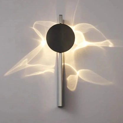 CORRULUX – Lampada da parete LED moderna in acciaio inossidabile, a coste, ruotabile, per la camera da letto